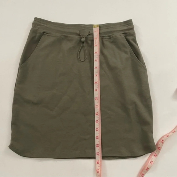 Sundry Evereve Sunday Skirt Elastic Waist Green Size 1 Small - Picture 6 of 7